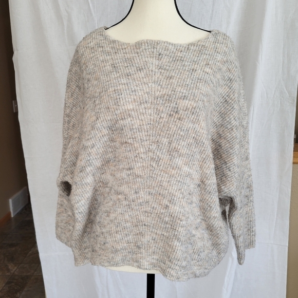 Romeo & Juliet Couture Sweaters - Romeo + Juliet couture spacedye oversized boxy batwing wool blend pullover L
